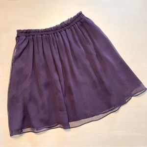 Anthropologie ~ Sunday in Brooklyn A-line Mini Skirt in purple